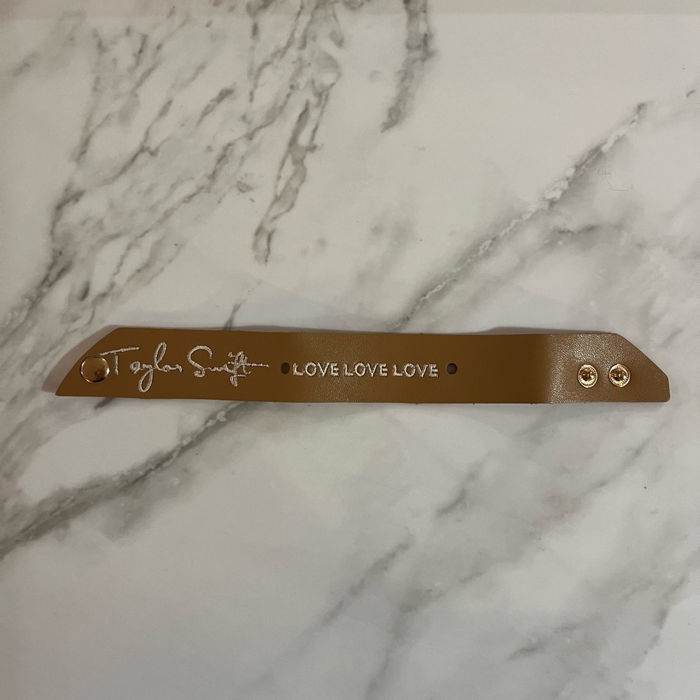 SALE! Almost Gone! Swiftie Leather Bracelet Debut Era inspired message for deal!